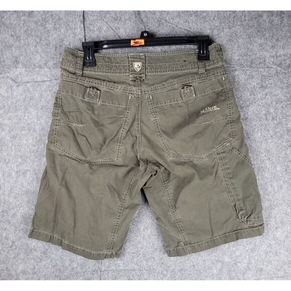 Kuhl Cargo Shorts Men's 30 Vintage Patina Hiking 11" Inseam Zip Pocket - Picture 2 of 7